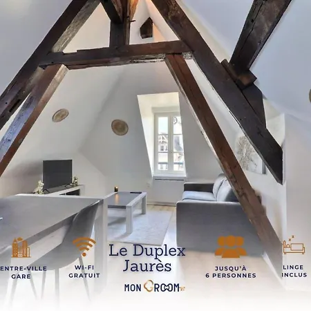 Le Duplex Jaures - Coeur De Ville - Mon Groom Troyes Exterior foto